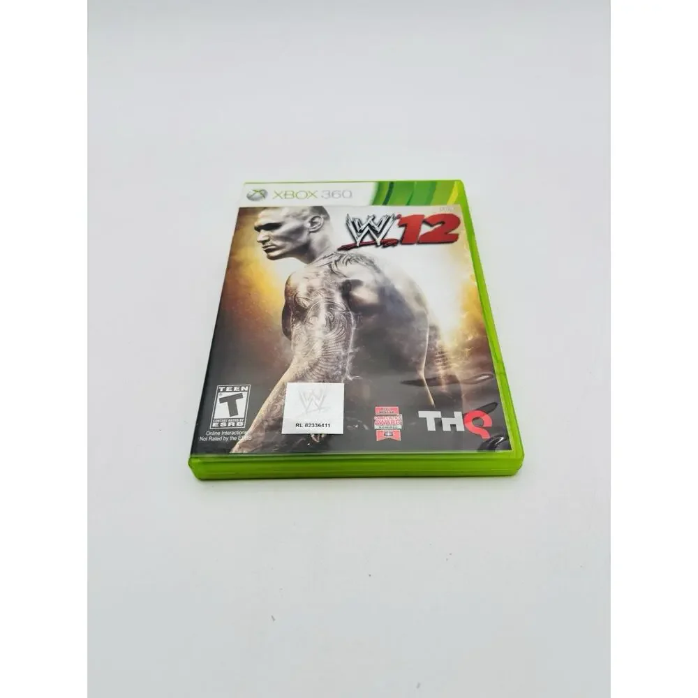 WWE '12 Xbox 360 Complete Tested Works CIB Very Good Condition